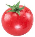 ÃÂ¡herry tomato with water drops. File contains clipping path Royalty Free Stock Photo